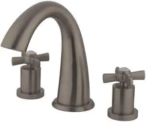 Kingston Brass KS2368ZX Millennium Roman Tub Filler, Satin Nickel
