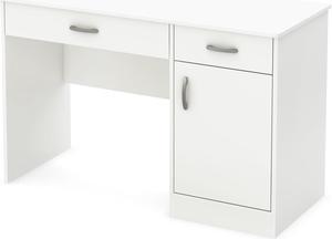 South Shore 7250070 Axess Collection Small Desk Pure White