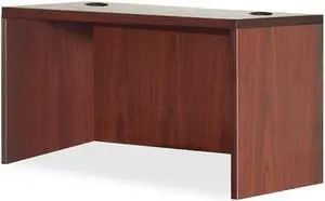 Lorell Rectangular Desk Shell 47"x29-1/2"x29-1/2" Mahogany 69902