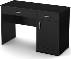 South Shore 7270070 Axess Collection Small Desk Pure Black