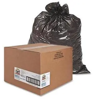 Genuine Joe Two-Ply Can Liner 40-45Gal 0.7mil 40"x46" 250/PK BNBK 02151