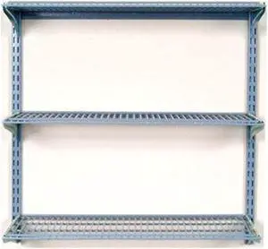 Wall Mounted Wire Shelving,375 lb LOCBOARD 1795