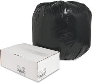 Nature Saver Trash Can Liners Rcycld 40-45 Gal 1.65mil 40"x46" 100/BX BK 00996