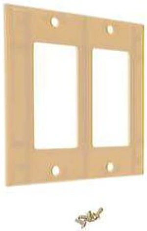 Leviton Wallplt 2G Brn 1052-3835 Leviton Wallplt 2G Brn 1052-3835