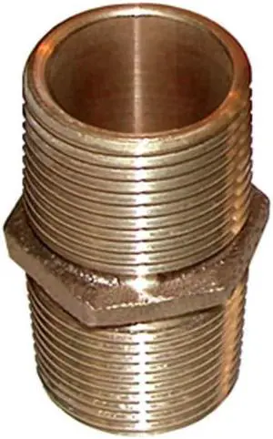 Groco PN-1250 Bronze Pipe Nipple-1-1/4-in.