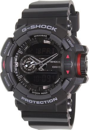 Casio Men's G-Shock GA400-1B Black Resin Quartz Watch