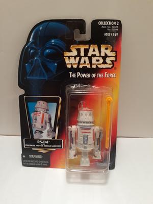 Star Wars Power of the Force Red Card R5-D4 with Concealed Photon Missile Launcher Action Figure.