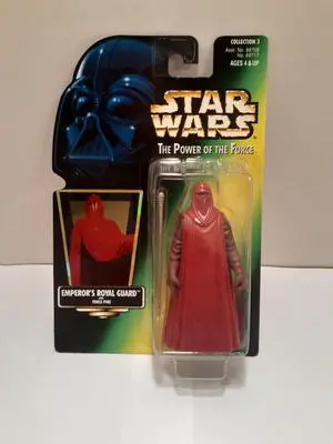 Star Wars Power of the Force Green Card Emperor's Royal Guard with Force Pike Action Figure