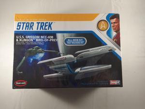 Star Trek USS Grissom and Klingon Bird Of Prey Plastic Model Kit