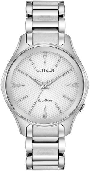 Citizen Eco-Drive Ladies Modena Silver Dial Dress Watch EM0590-54A
