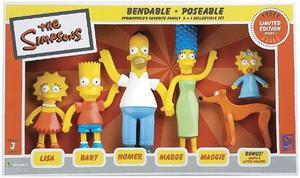 Simpsons Family Bendable Figures