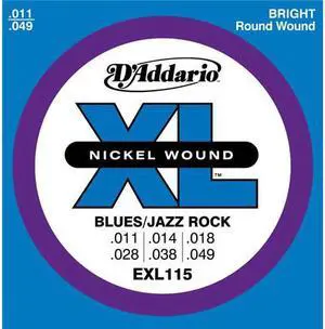 D'Addario EXL115 Medium Gauge Guitar Strings 3-Pack
