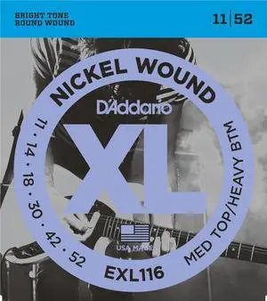 D'Addario EXL116 Electric Guitar Strings - Medium - 3 Pack