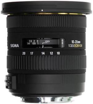 Sigma 10-20mm f/3.5 EX DC HSM Lens for Nikon F (202306) with FLD Filter, CPL Filter, UV Filter - Close Up Filter Kit and