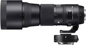 Sigma ZB954 150-600mm F5-6.3 DG HSM Contemporary Lens with 1.4X Tele-Converter Kit for Canon (Black)