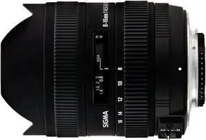 Sigma 8-16mm f/4.5-5.6 DC HSM FLD AF Ultra Wide Zoom Lens for APS-C sized Canon Digital DSLR Camera