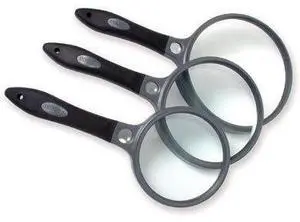 Carson 2.5x Soft-Grip Magnifier with 10x Spot Lens, with Case SG-10