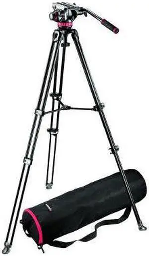 Manfrotto Telescopic Twin Video Tripod