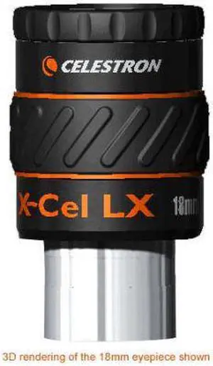 Celestron XCel LX Series 1.25in Eyepiece, 25mm -