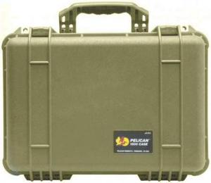 Pelican 1500 Medium Crushproof Dry Case, 18.5x14x7in, Desert Tan w/ Liner and Fo