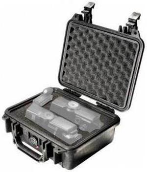 Pelican 1200 Small Protector Waterproof 10.6x10x4.8in Case, Black, No Foam