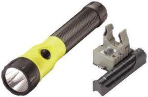 76182 PolyStinger LED Rechargeable Flashlight with Extra Battery and Piggyback Charger (Yellow)