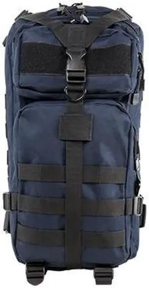 VISM Small Backpack, Blue with Black Trim