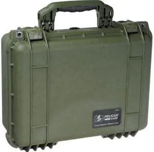 Pelican 1450 Case with Foam (Olive Drab)