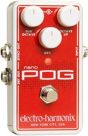 Electro-Harmonix Nano POG Polyphonic Octave Generator Guitar Effects Pedal