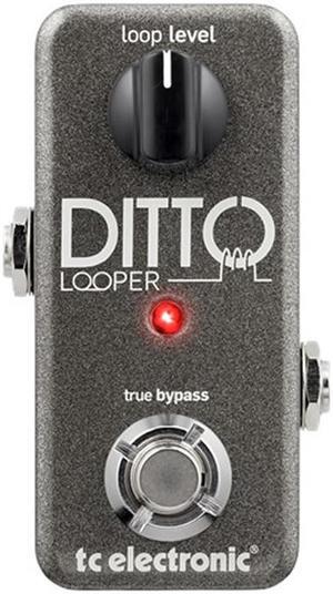 TC Electronic Ditto Looper Guitar Pedal with Loop Level Control NEW