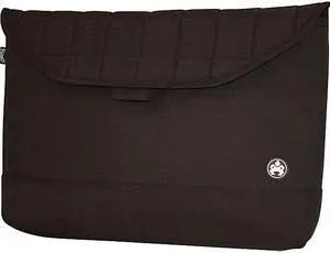 Sumo - MacBook 15" Nylon Sleeve - Black w/White Stitching