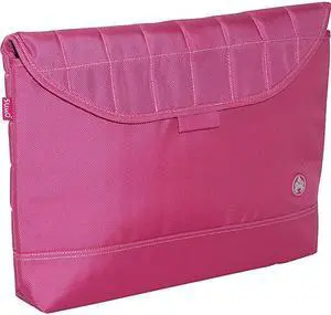 Sumo - MacBook 15" Nylon Sleeve - Pink w/White Stitching