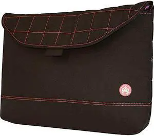 Sumo - Nylon Sleeve - 17" screens - Black w/Pink Stitching