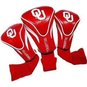 Team Golf 24494 Oklahoma Sooners 3 Pack Contour Fit Headcover Team Golf 24494 Oklahoma Sooners 3 Pack Contour Fit Headcover
