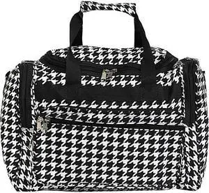 World Traveler Houndstooth 16in. Shoulder Duffle Bag