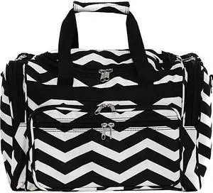 World Traveler Chevron 16in. Shoulder Duffle Bag
