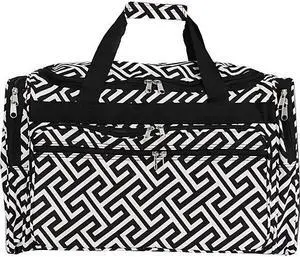 World Traveler Greek Key 19in. Shoulder Duffle Bag