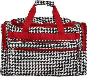 World Traveler Houndstooth 19in. Shoulder Duffle Bag