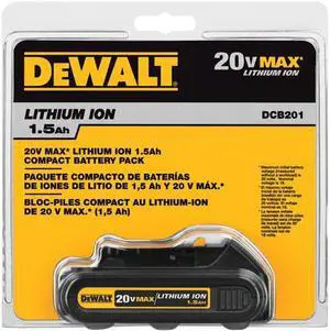 DCB201 20V MAX 1.5 Ah Compact Lithium-Ion Battery