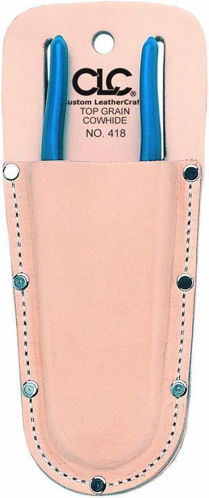 CLC 418  Molded Plier Holder w/ Closed Bottom, Leather