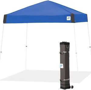 E-Z UP VS2910BL Vista Shelter,10x10 Ft.,Steel Frame,Roya