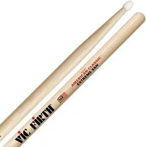 Vic Firth Extreme 5A American ClassicÃƒâ€šÃ‚Â® Nylon Tip Hickory Drumsticks