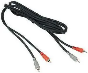 Hosa CRA201 Dual RCA to Dual RCA Cable, 1 Meter (3.3 ft)