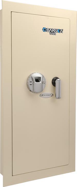 Large Biometric Wall Safe (Left Opening)