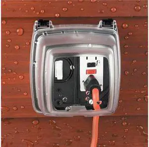 Intermatic WP1230C 2 Gang 3-1/8-Inch Weatherproof Box, Clear