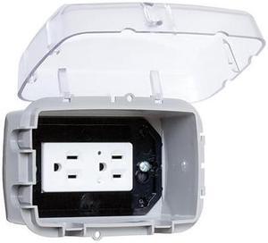 INTERMATIC WP3100C While In Use Weatherproof Cover, 1 Gang, 5-49/64 in H,