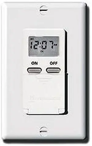 Intermatic Digital Timer,7-Day,SPST,120 V,White  EI500WC