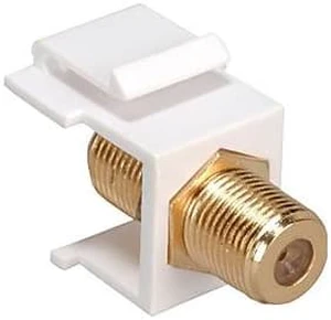 Cooper Wiring Devices 5552-5EA F-Series Coax Connector, Almond Cooper Wiring Devices 5552-5EA F-Series Coax Connector, Almond