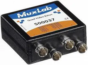 MuxLab 500037 Quad Video Balun, BNC