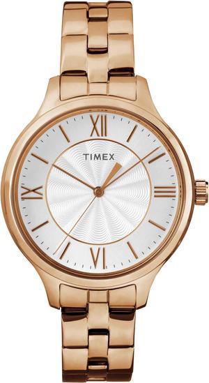Timex Womens Peyton Rose Goldtone Bracelet Watch - TW2R28000